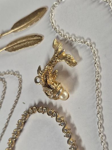 Vintage Mystery Jewelry lot including Kirks Follyand Sarah Coventry