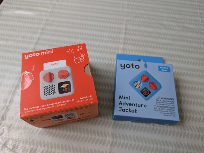 New Yoto Mini + blue case