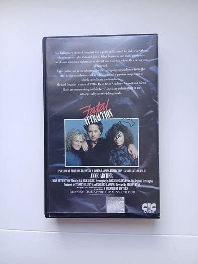 Fatal Attraction VHS Film Timecoded Copy.