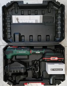 Parkside 20V Cordless Multi Purpose Tool And Accessories Set. Indoor Outdoor Maintenance DIY Projects Garage Garden Mechanic Easter Weekend Offer..