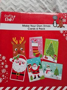 Kids Christmas card making craft set