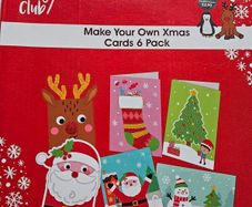 Kids Christmas card making craft set