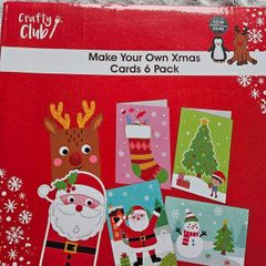 Kids Christmas card making craft set