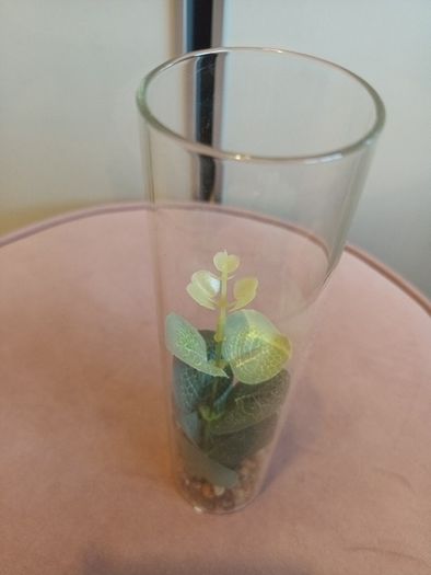 Faux plant vase