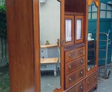 Edwardian Wardrobe and dressing table