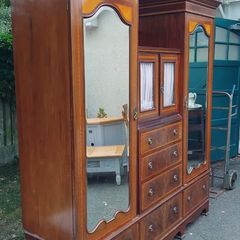 Edwardian Wardrobe and dressing table