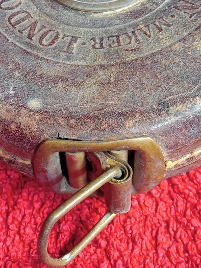 Vintage Dean Of London / Leather / Brass Tape Measure