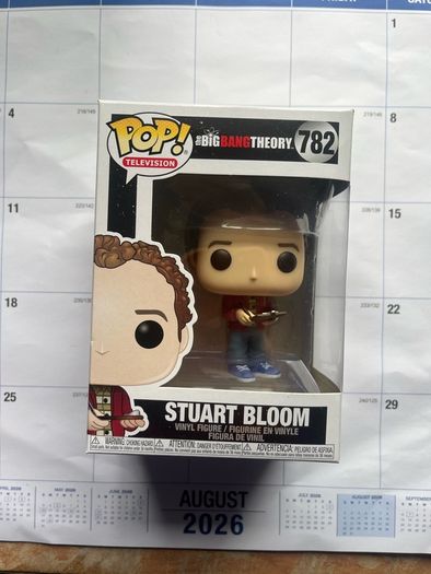 The Big Bang Theory Funko Pops - Sheldon, Leonard, Penny, Raj, Amy Stuart
