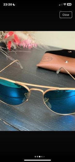Rayban polarised aviator sunglasses