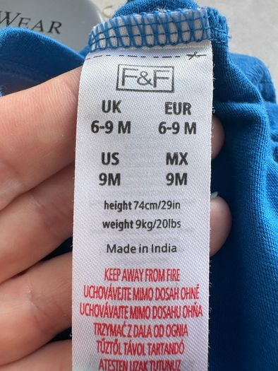 Long sleeve top from Tesco