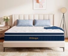 Mattresses-26CM Double Mattress-Pocket Spring with Memory Foam Medium Firm Strengthen Edge Support, with Motion Isolation-135x190x26CM