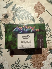 Solar 100 Multi-Coloured LED String Lights