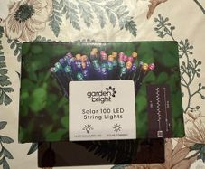Solar 100 Multi-Coloured LED String Lights