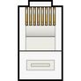 RJ45 Plug Quantity 100 Bag Image 2