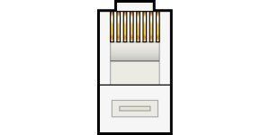 RJ45 Plug Quantity 100 Bag