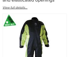 Richa Typhoon rain suit/over suit