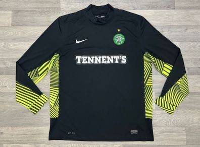 Vintage 2011 Nike Celtic Glasgow Goalkeeper Jersey Shirt Mens XL