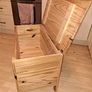 Wooden Trunk, Storage Chest Image 4
