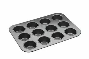 Bakeware/Chicago Metallic 12 Hole Mini Muffin Tin with Loose Bases/Cupcake Tray/Two Sponge Cake Trays/Cooling Rack .. Price is Now 33.00euro all 5 pieces