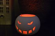 Pumpkin tea light