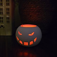 Pumpkin tea light