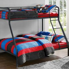 Metal Bunk Bed, Double and Single -Good Condition