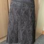 Dunnes brown ladies skirt with silver embroidery detail size 12 Image 4