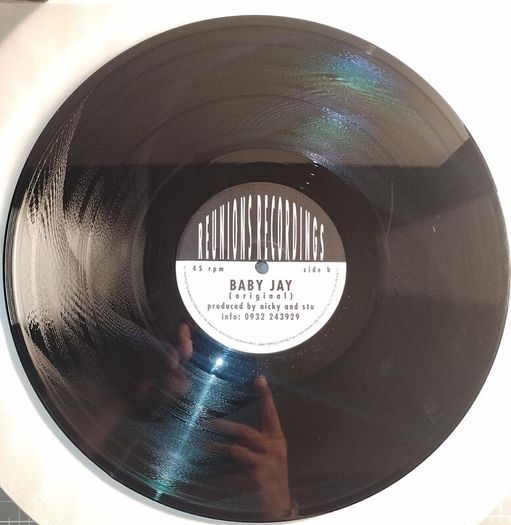 Nicky And Stu - Baby Jay - Reunions Recordings - Hard to find SIDES Banger! Near MINT Condition!