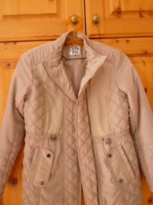Ladies Jacket Coat Debenhams The Collection. Deep Warm Beige. Size 12  Medium. Excellent Condition