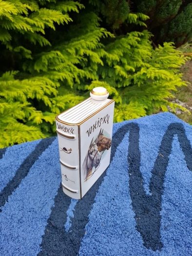 Horse porcelain whiskey carafe postage possible