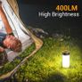 LED Camping Lights, CT CAPETRONIX Rechargeable Camping Lanterns with 400LM 5 Light Modes Water-Resistant, Portable Emergency Tent Lights for Camping Power Cuts 2-Pack, Orange (FREE POSTAGE) Image 4