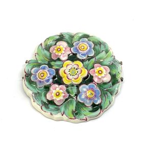 Vintage Rosenthal Porcelain Brooch