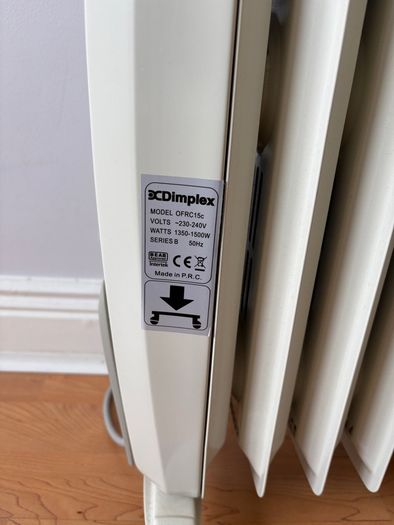 Dimplex 1500w radiator