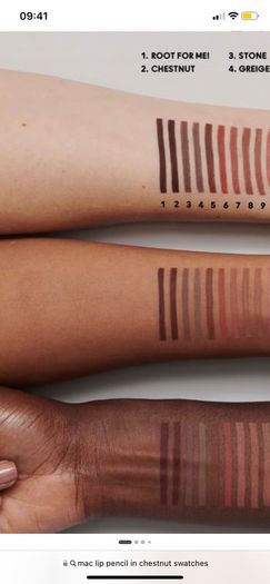 Mac lip pencil in shade chestnut