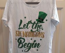 paddy day tee 16 to 18 used once