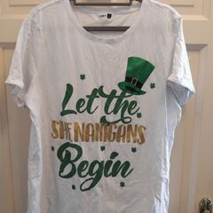 paddy day tee 16 to 18 used once