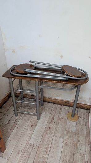 Bar table and stool
