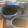 Set of 2, LARGE Size Velvet Round Flower/Gift Box Set with Lids, Image 3