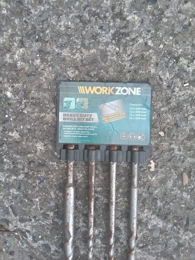 New Workzone heavy-duty drill bits