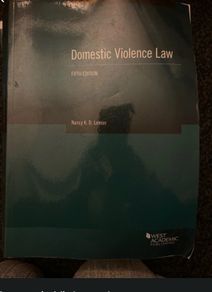 Domestic Violence Law 5th Ed