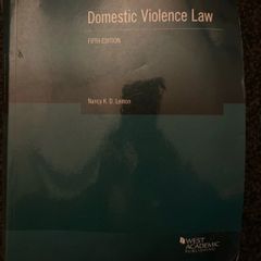 Domestic Violence Law 5th Ed