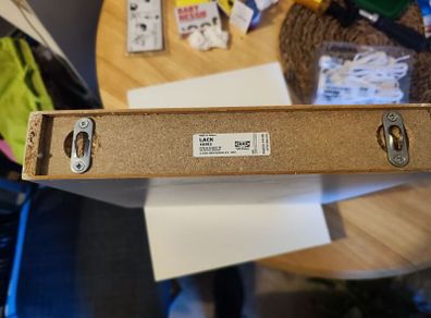 Ikea shelves Lack white