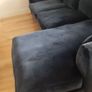 Large Deep Fabulous Navy Blue Detachable L Shaped Suite Image 5