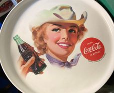 Coca Cola French Tray Bakelite Rare