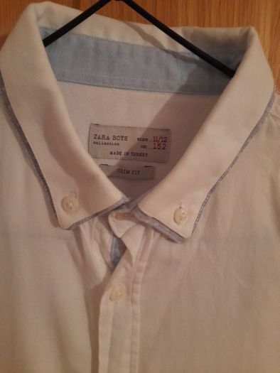 Zara boys shirt and jacket set, age 11-12