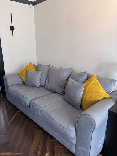 sofa and large single chair