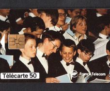 1997 France 50 unit Musique Vocale Chorale Maitrise (Gemplus) Call card