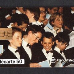 1997 France 50 unit Musique Vocale Chorale Maitrise (Gemplus) Call card