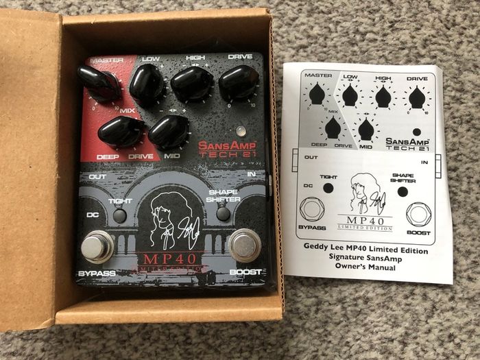 Tech 21 SansAmp Geddy Lee MP40 Limited