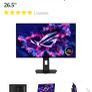 asus rog 27" 280hz 0.03 rt tandem oled monitor Image 3